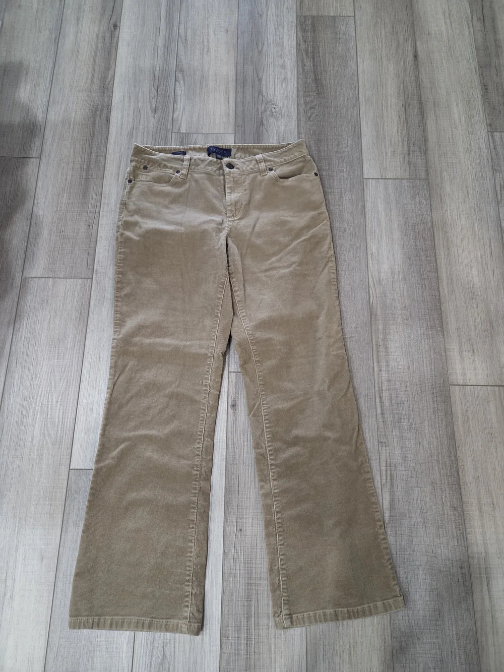 TALBOTS WOMEN'S CURVY CORDUROY PANTS SIZE 8P